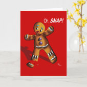 Oh, Snap! Karte (rot) (Gelbe Blume)