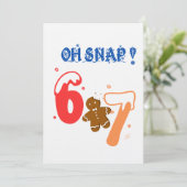 Oh Snap Lebkuchen 67 Einladung (Stehend Vorderseite)