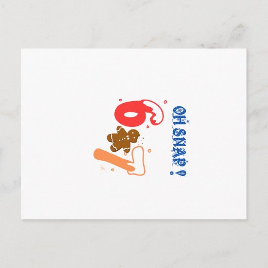 Oh Snap Lebkuchen 67 Postkarte (Vorderseite)
