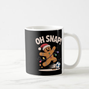 Oh Snap Lebkuchen Fußball Lustiges Weihnachten Für Kaffeetasse