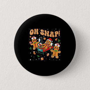 Oh Snap Lebkuchen Krankenschwester Lustige Kranken Button
