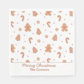 Oh Snap!" Lebkuchenkoch Serviette (Vorderseite)