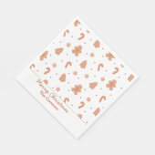 Oh Snap!" Lebkuchenkoch Serviette (Ecke)