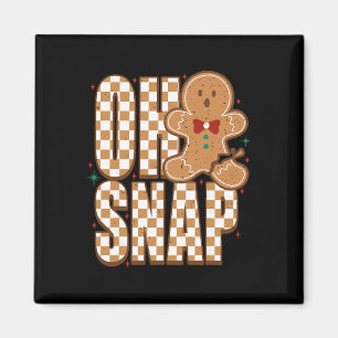 Oh Snap Lebkuchenmann Lustige Weihnachten Xmas Män Magnet