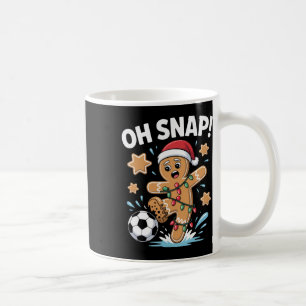 Oh Snap Lebkuchenmann Weihnachten Fußball Schlafan Kaffeetasse