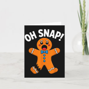 Oh Snap Lebkuchenmann Weihnachten Jungen Mädchen K Karte