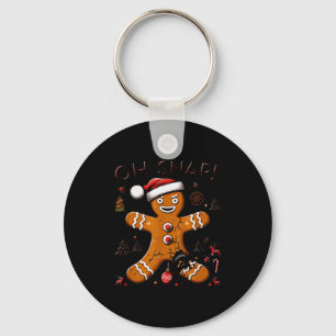 Oh Snap Lebkuchenmann Weihnachten Lustiger Cookie Schlüsselanhänger