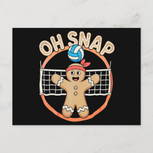 Oh Snap Lebkuchenmann Weihnachten Volleyball Xmas