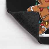 Oh Snap Lebkuchenmann Weihnachtsfußball 1 Mousepad (Ecke)