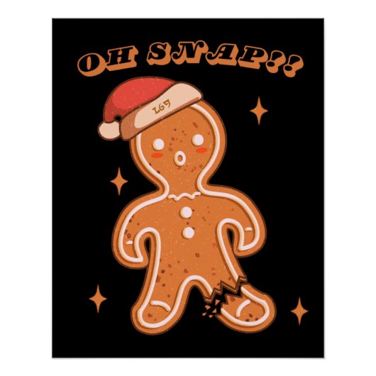 OH SNAP! lustige Weihnachten Poster (Vorderseite)