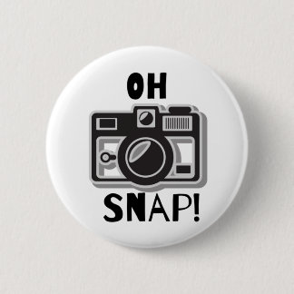 OH SNAP! Lustiges Kameradesign Button