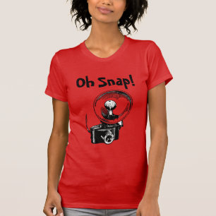 Oh Snap mit cooler Vintage-Kamera T-Shirt
