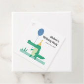 Oh Snap Niedlich Alligator Kindergeburtstag Geschenkanhänger (Beispiel)