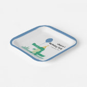 Oh Snap Niedlich Alligator Kindergeburtstag Pappteller (Gewinkelt)