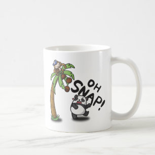 Oh Snap Panda & Affe Kaffeetasse
