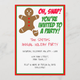 Oh Snap Sie sind zu einer Feier eingeladen Einladung