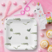 Oh Snap Sumpf Krokodil Geburtstagsfeier Pappteller (Party)