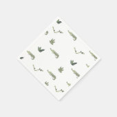 Oh Snap Swamp Crocodile Birthday Party Serviette (Ecke)