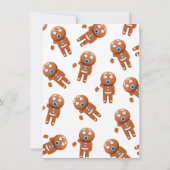 Oh Snap Weihnachts Cookie Exchange Lebkuchen Mann Einladung (Rückseite)