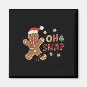 Oh Snap Weihnachts Lebkuchen Weihnachtsfeiertag G Magnet