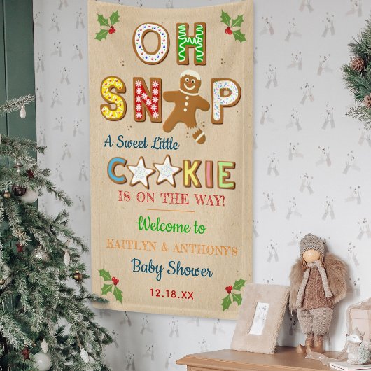 Oh Snap! Willkommensbanner für Gingerbread Cookie Banner