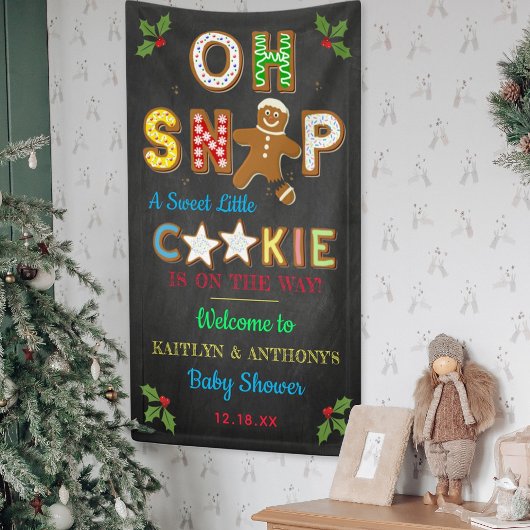Oh Snap! Willkommensbanner für Gingerbread Cookie  Banner