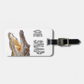 OH SNAP - Wut Gator Gepäckanhänger (Vorderseite horizontal)