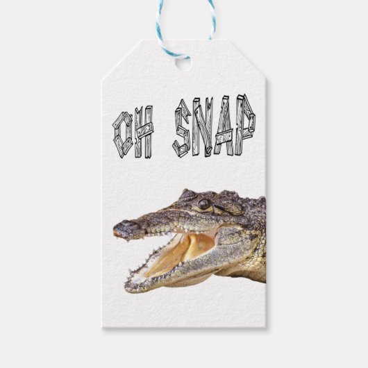 OH SNAP - Wut Gator Geschenkanhänger (Vorderseite)