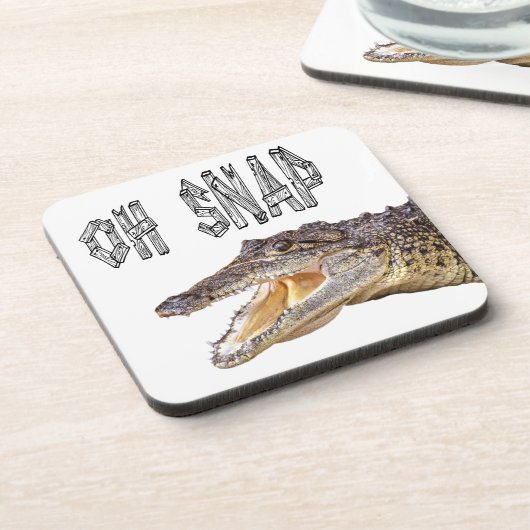 OH SNAP - Wut Gator Getränkeuntersetzer (Linke Seite)