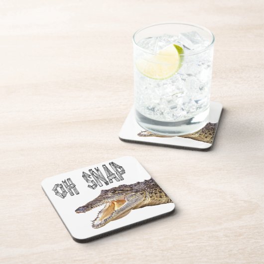 OH SNAP - Wut Gator Getränkeuntersetzer (Rechte Seite)