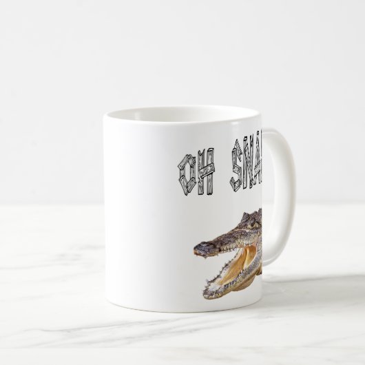 OH SNAP - Wut Gator Kaffeetasse (VorderseiteRechts)