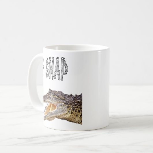 OH SNAP - Wut Gator Kaffeetasse (Vorderseite Links)