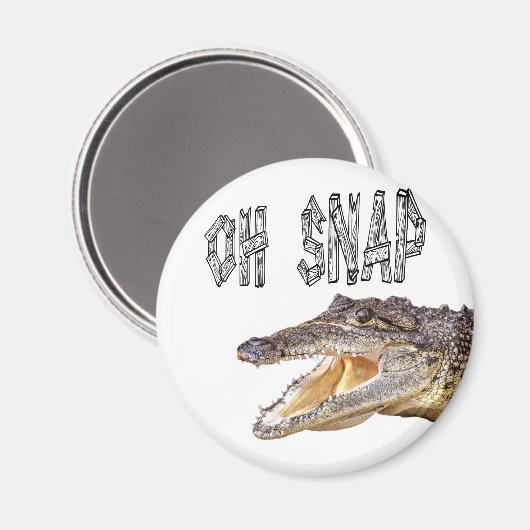 OH SNAP - Wut Gator Magnet (Vorderseite/Rückseite)