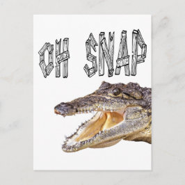 OH SNAP - Wut Gator Postkarte