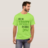 Oh, so glücklich, dass Sie den Patrick's Day Men's T-Shirt (Vorne ganz)
