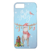 Oh So Jolly - Merry Chris Moose Case-Mate iPhone Hülle (Rückseite)