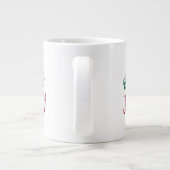 Oh So Jolly Santa Design Jumbo-Tasse (Rückseite)