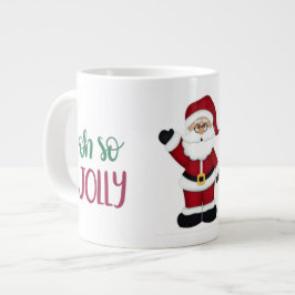Oh So Jolly Santa Design Jumbo-Tasse
