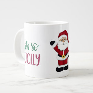 Oh So Jolly Santa Design Jumbo-Tasse