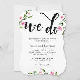 Oh, so liebenswürdig Typografie Hochzeit Einladung