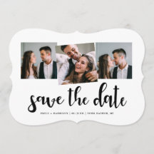 Oh, so lieblich Hochzeit Save the Date Foto