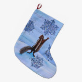 Oh so nah! großer weihnachtsstrumpf (Vorderansicht (hängend))