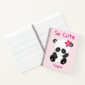 Oh so Niedlich Panda Bär Notizblock (Innenseite)