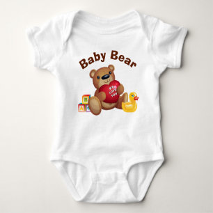 Oh, so Niedliche individuelle Baby Bear One Stück Baby Strampler