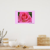 Oh, so pink! poster (Küche)