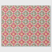 Oh So Sweet Sixties Psychedelia Geschenkpapier (Flach)