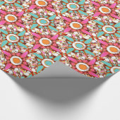 Oh So Sweet Sixties Psychedelia Geschenkpapier (Ecke)