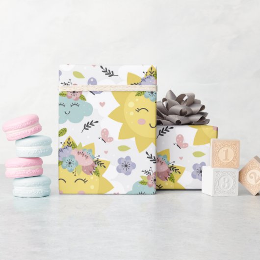 Oh Sonnentag Geschenkpapier (Babyparty)