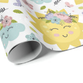 Oh Sonnentag Geschenkpapier (Rolleneckpunkt)