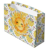 Oh Sonnentag Große Geschenktüte (Rückseite Schrägansicht)